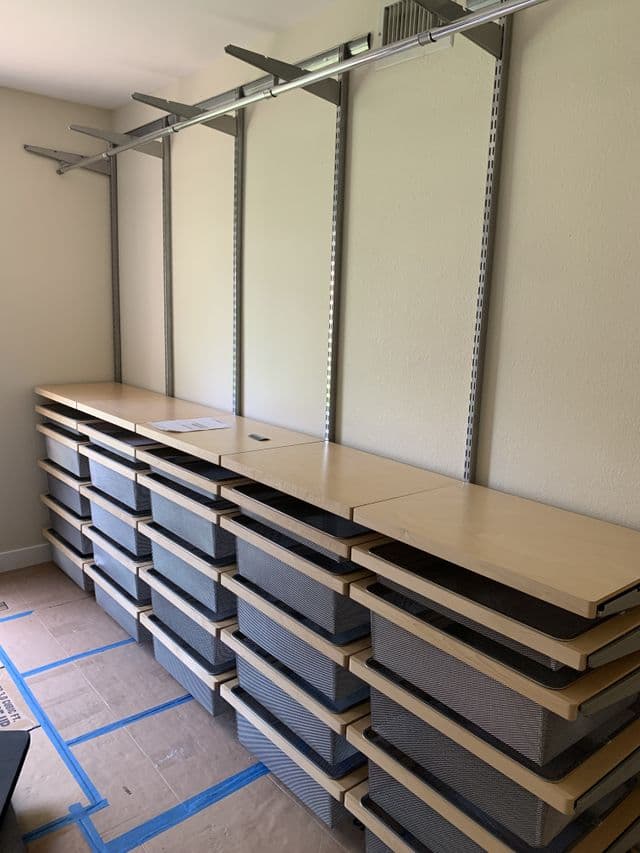 Shelf Installation by an insured handyman in Los Angeles, flat-rate and same-week