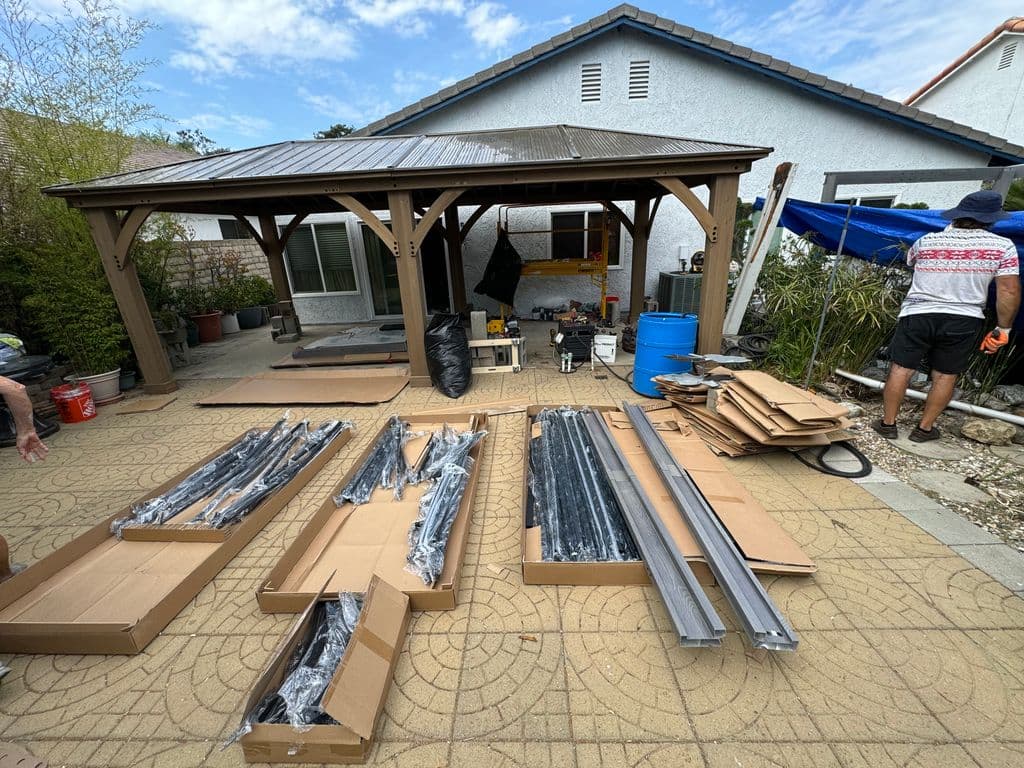 Pergola & Gazebo Assembly by Construction Hub in Los Angeles