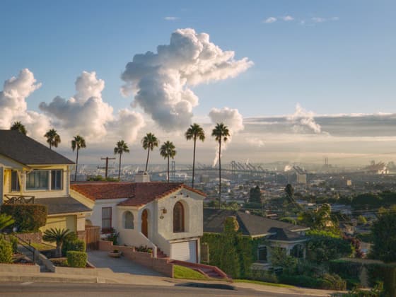 Homes in Carson, in the Los Angeles area