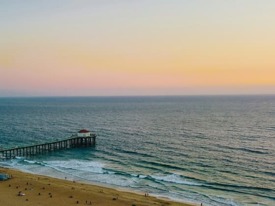 Homes in Manhattan Beach, in the Los Angeles area